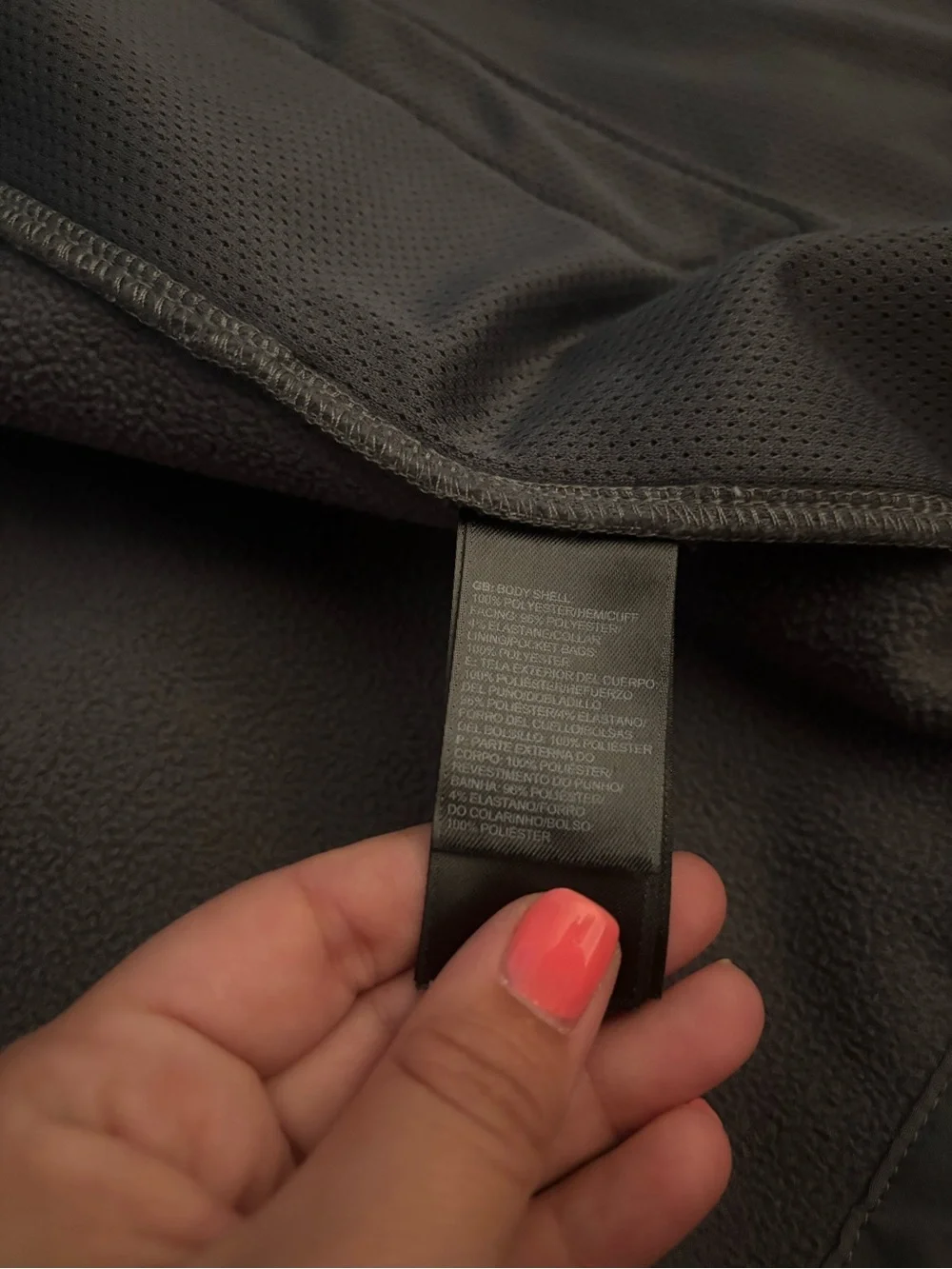 The North Face Men's Heather Gray Lightweight Softshell Jacket